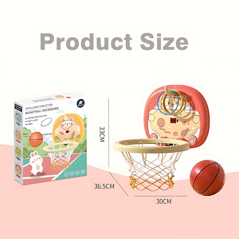 Beluckier Upgraded 2 In 1 Basketball Backboard - Red