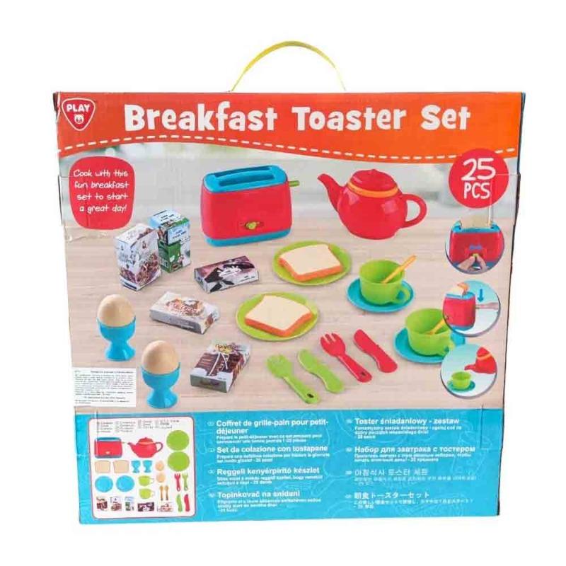 Marketing Name: Pretend Play Breakfast Set – 25 Pieces