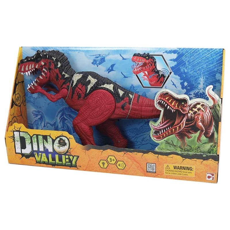Dino Valley T-Rex Dinosaur Figure With Lights And Sound