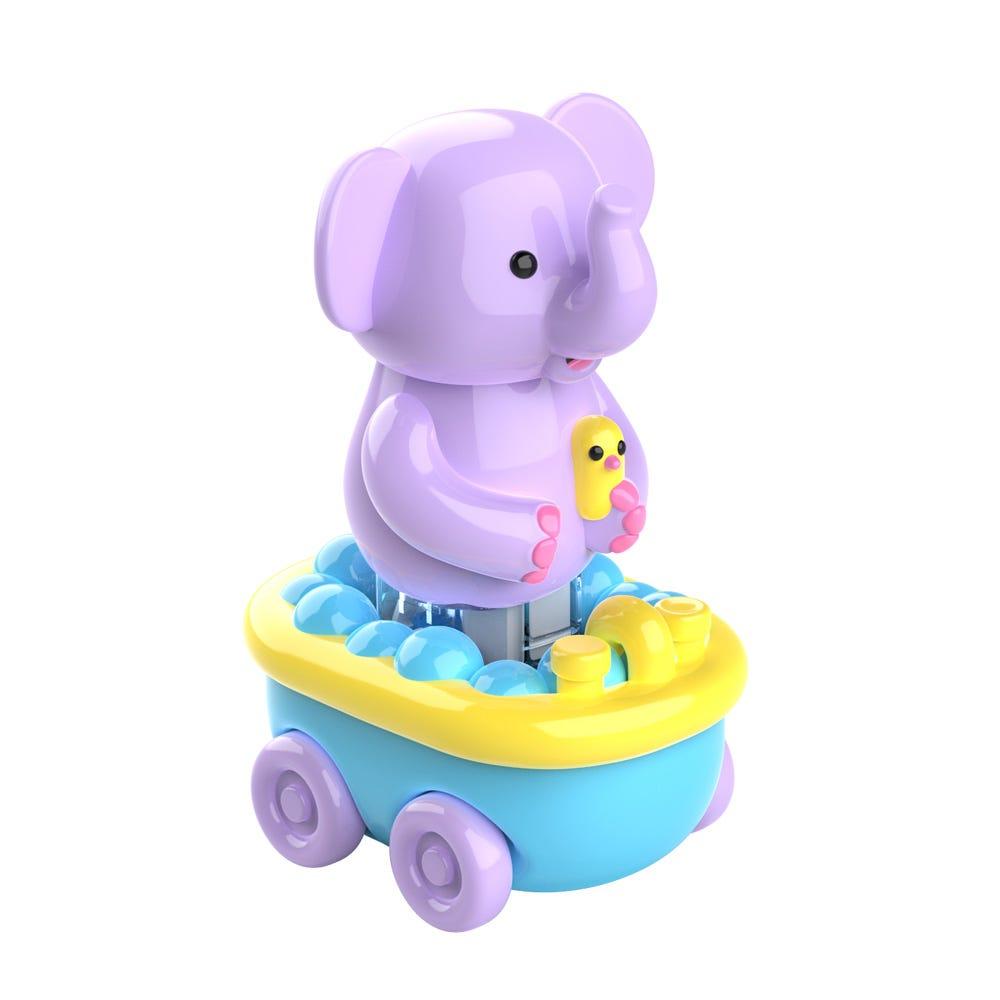 زوميجو - الفيل و سيارة حوض الاستحمام