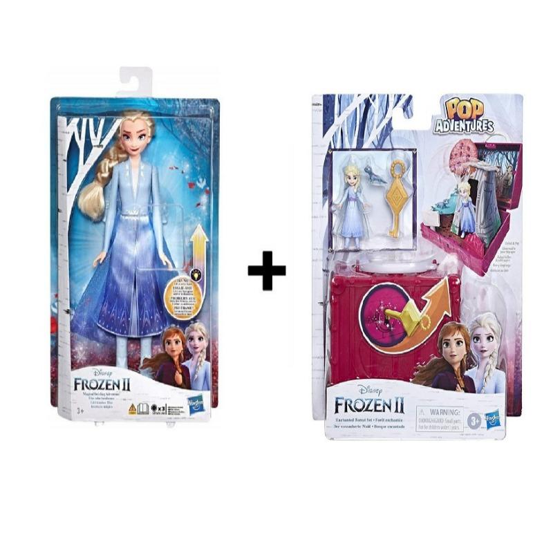 Buy 1 Get 1 Free Frozen 2 -Magical Swirling Adventure Elsa + Disney Frozen 2 Pop Up Scene Set - Assorted