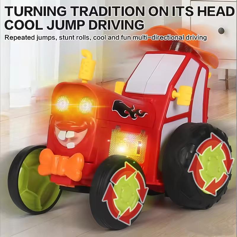 Rc Crazy Jumping Car - Red