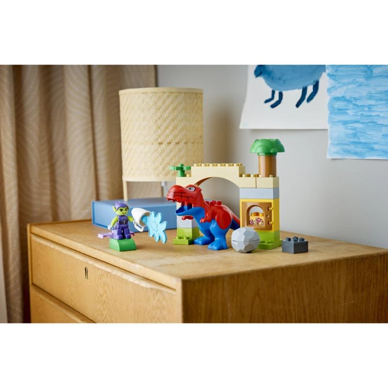 LEGO DUPLO Spidey-Rex vs. Green Goblin Dinosaur Adventure