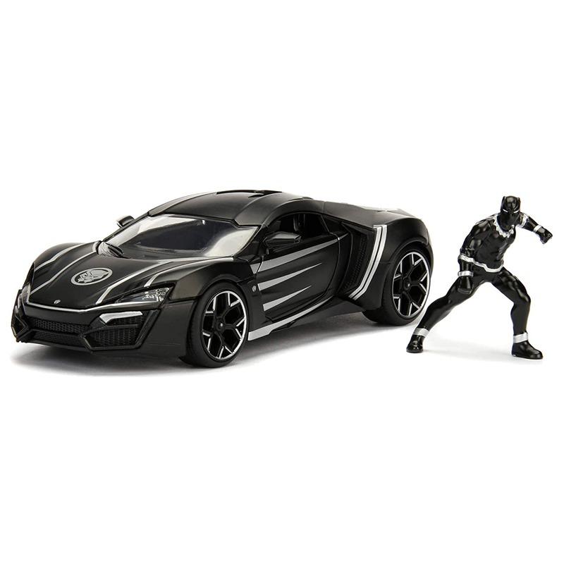 Marvel Avengers Lykan Hypersport With Black Panther Figure