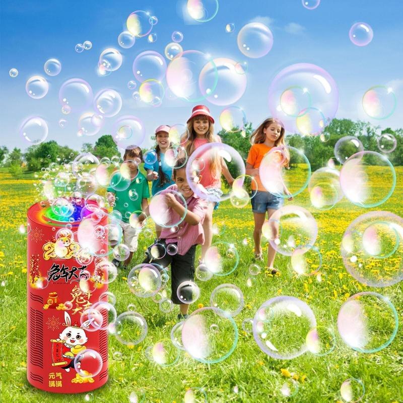 Bubble Machine Atmosphere With Light And Music