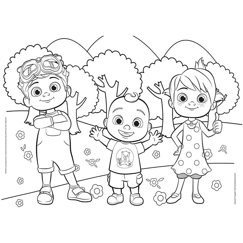 كوكو ميلون - ماكسي فلور لوحة أحجية مزدوجة الوجة 2*12 هيا بنا نذهب في نزهة الطبيعة