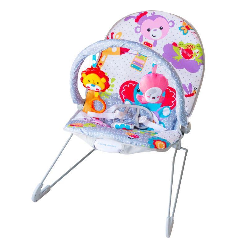 Moon Hop-Hop Baby Bouncer With Vibration - Grey