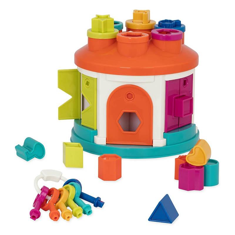 Battat Shape and Color Sorting House Toy