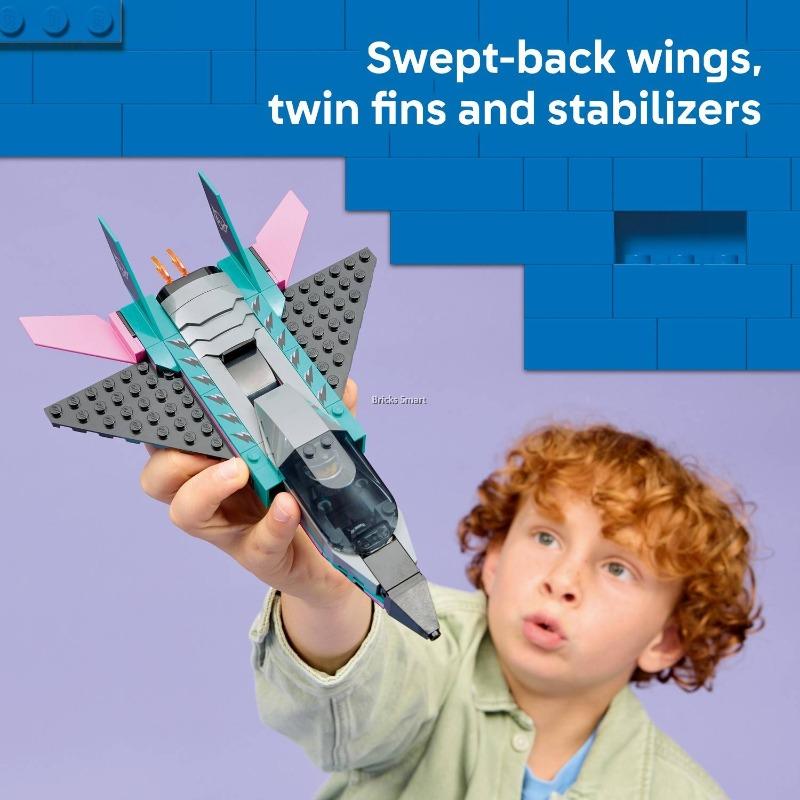 Lego Building Kit Jet Vs. Car 60489
