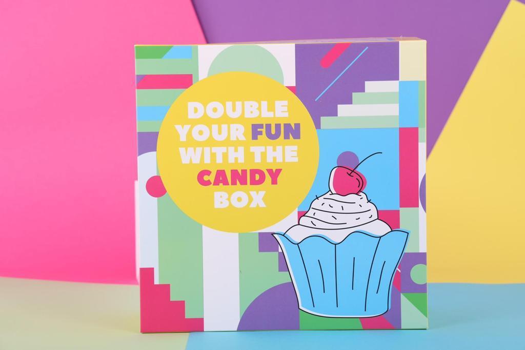 صندوق الفن بتصميم الحلوى