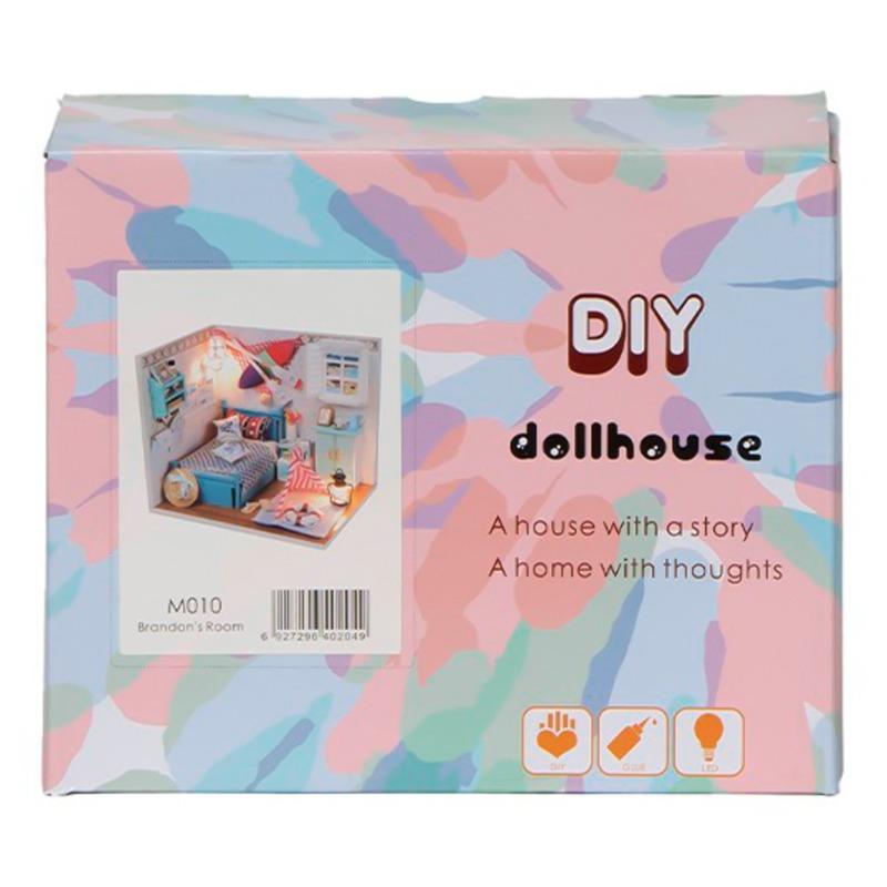 Mini Luminous Wooden Dollhouse