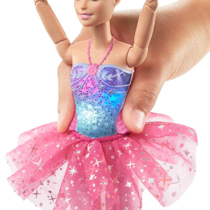 Barbie Dreamtopia Twinkle Lights Ballerina Doll in Light-Up Pink Dress