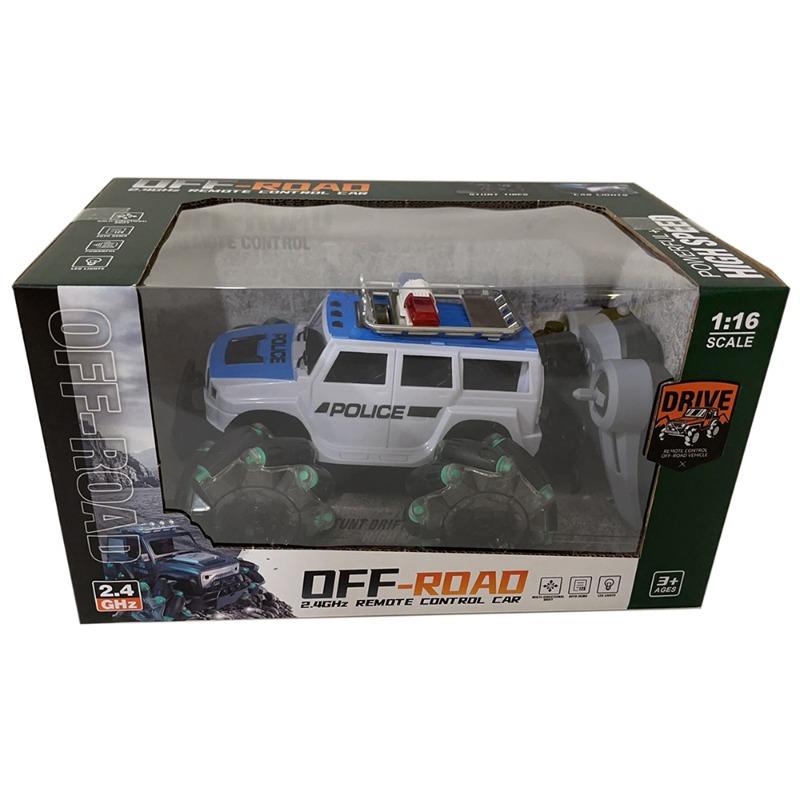 Off-Road Police RC Car 2.4G 1:16 Scale With Light