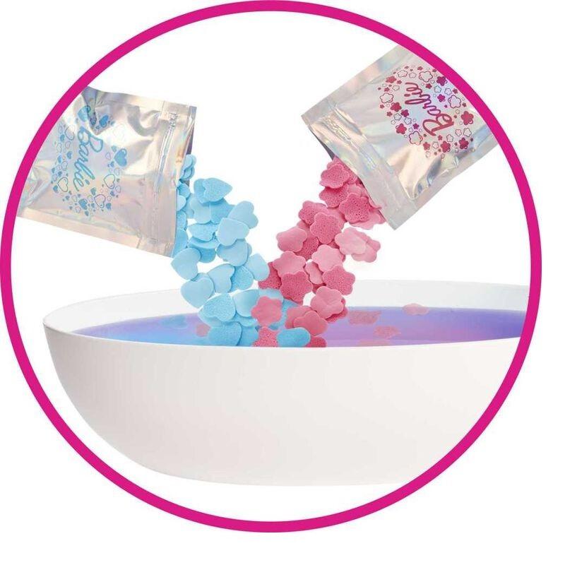 باربي - دمية مجموعة لعب حوض الاستحمام