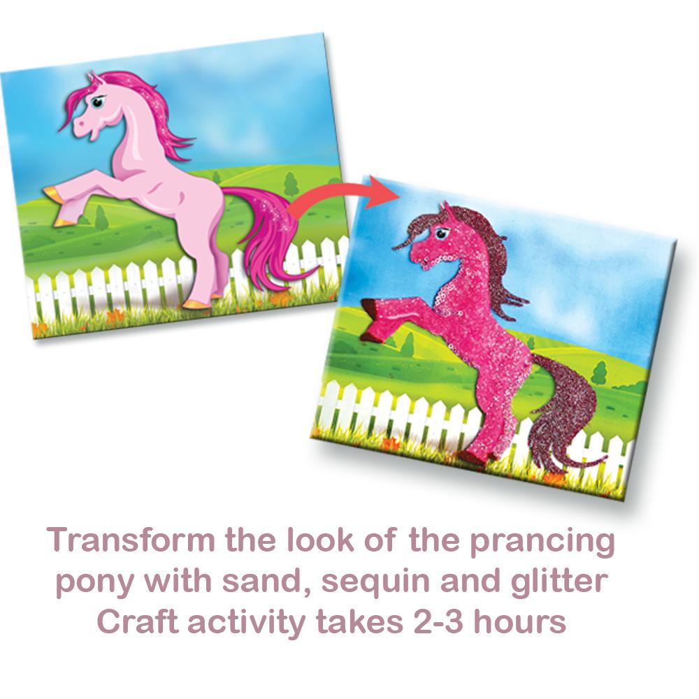 توي كرافت - لوحات التلوين بالرمل برسومات سباركلينج بوينس