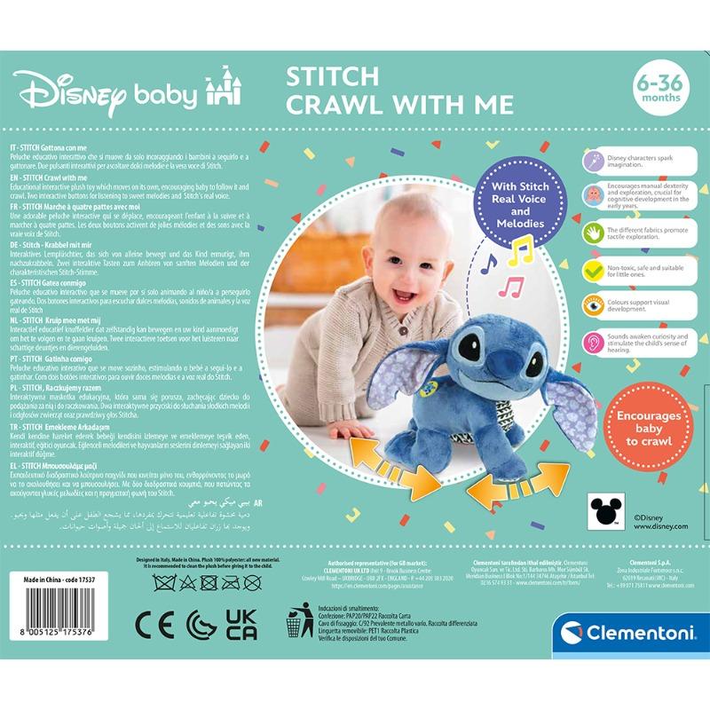 Disney Baby Stitch Crawl With Me Toy