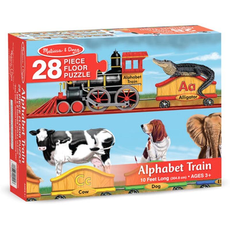 Melissa And Doug Alphabet Train Floor Puzzle - 28 Pieces