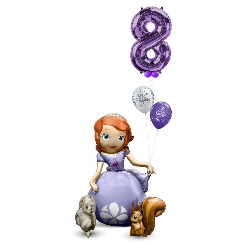 Birthday Ballon Bouquet - Sofia The First