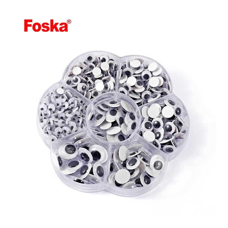 فوسكا - عيون متحركة لاصقة للمشغولات