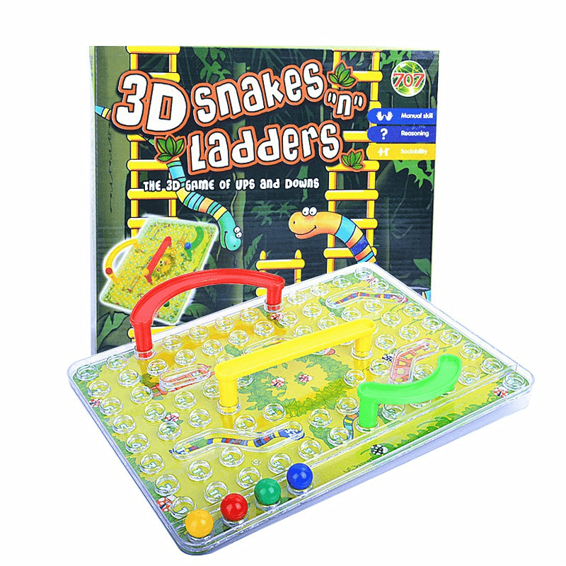 لعبة السلم والثعبان ثلاثية الأبعاد