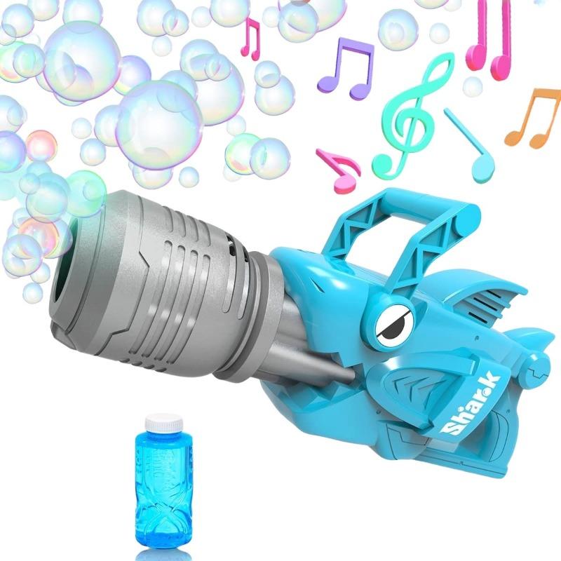 Electric Shark Bubble Gun with Light And Music