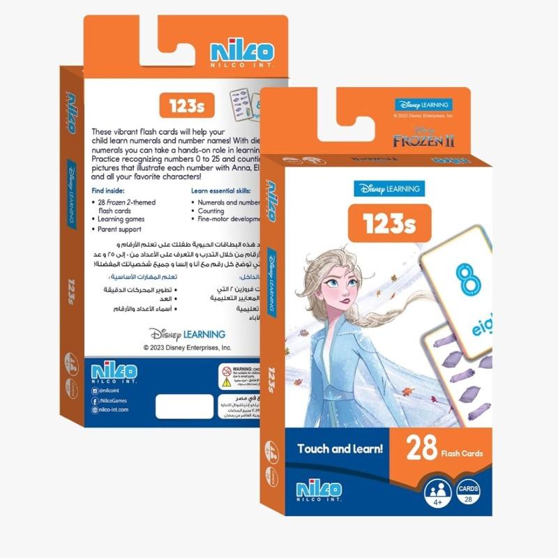 Nilco Disney Learning To Count 123 Frozen 1 Flash Card