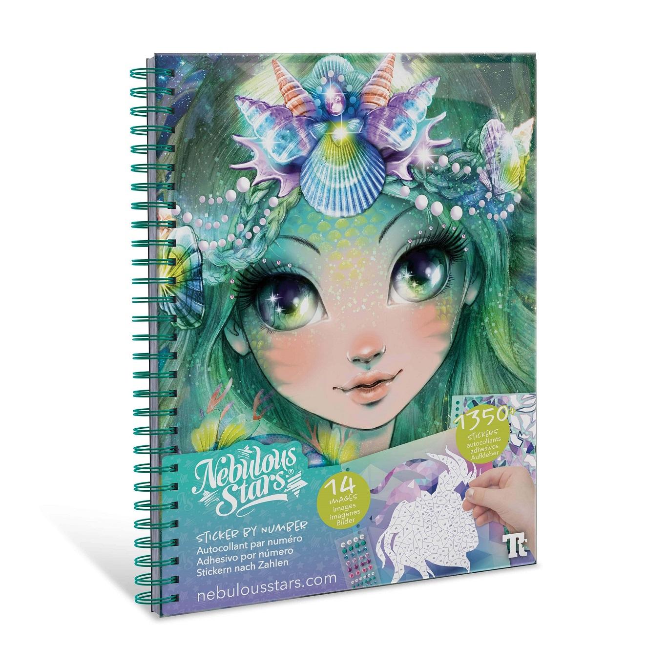 Nebulous Stars -Sticker Painting By Number Creative Notebook