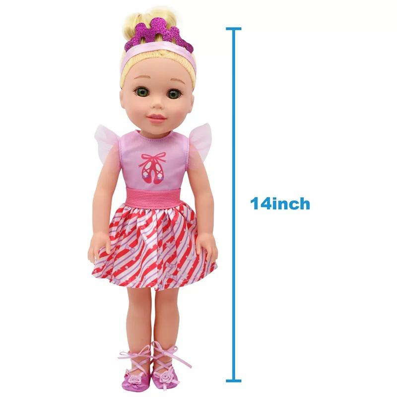Baby Maziuna Pink Ballet Doll 35cm