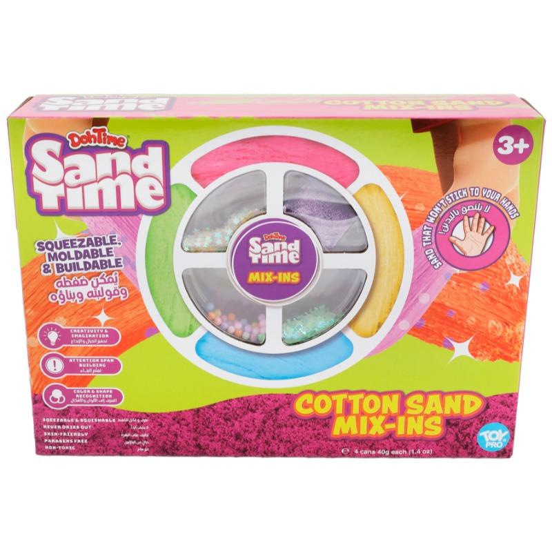 DOHTIME SandTime Cotton Sand Mix-In – Sensory Play Sand for Kids