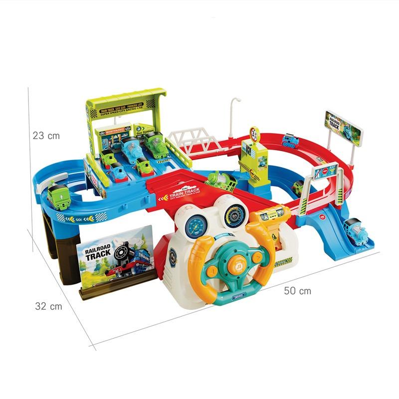 توسيكي - مجموعة تركيب حلقة القطار مع 4 سيارات