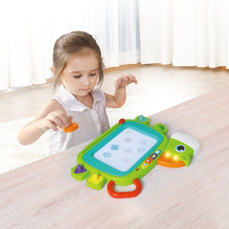 لوح الرسم المغناطيسي بالموسيقى والأضواء