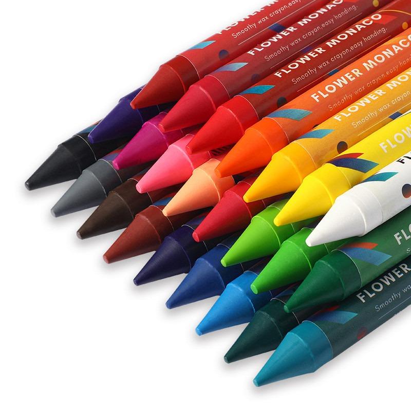Lebze Flower Monaco Crayons 24 Colors