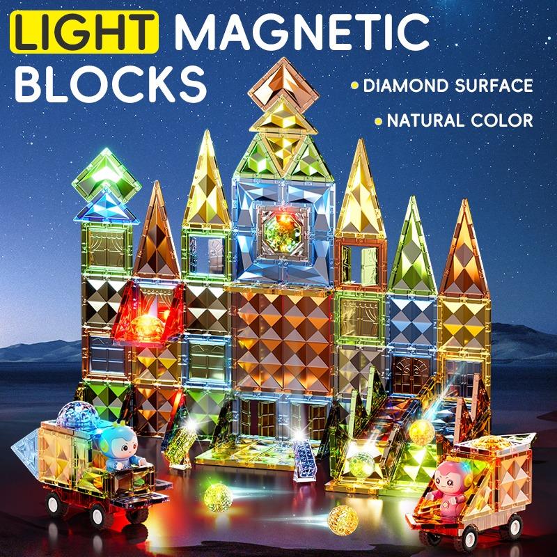 Diamond Magnetic Bricks Light version - 57pcs