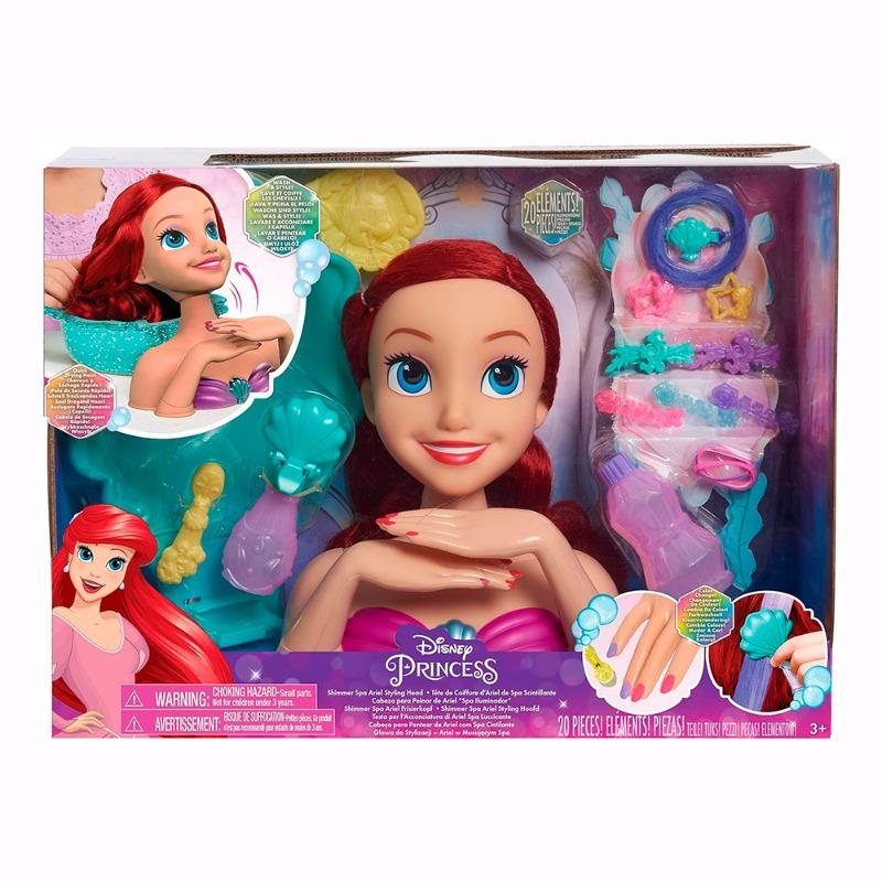 Disney Princess Shimmer Spa Ariel Hair Styling Set 20 Piece