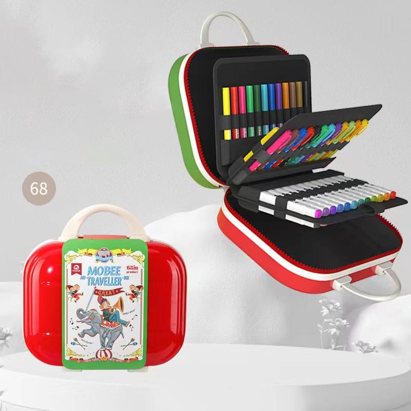حقيبة ألوان تلوين 68 لون
