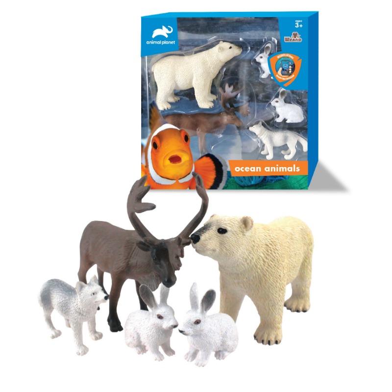 Wenno Polar animal in window box 5 pcs
