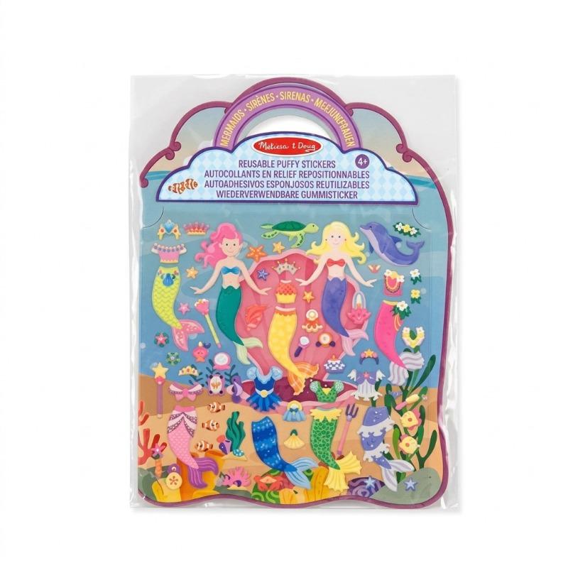 Melissa and Doug Puffy Sticker Play Set - Mermaid