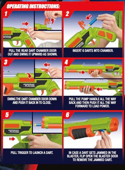 Air Warriors Monorail Gun Blaster
