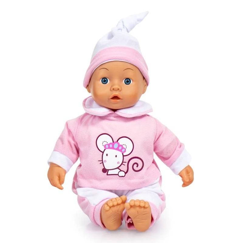 Bayer Interactive Baby Doll With Pacifier - 36cm