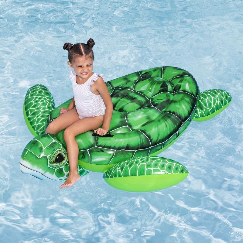 Bestway Turtle Water Pillow Green 153 x 140 x 38 cm
