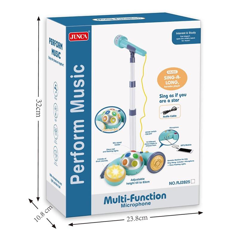 جونكا - الميكروفون الموسيقي متعدد الوظائف - لون أزرق