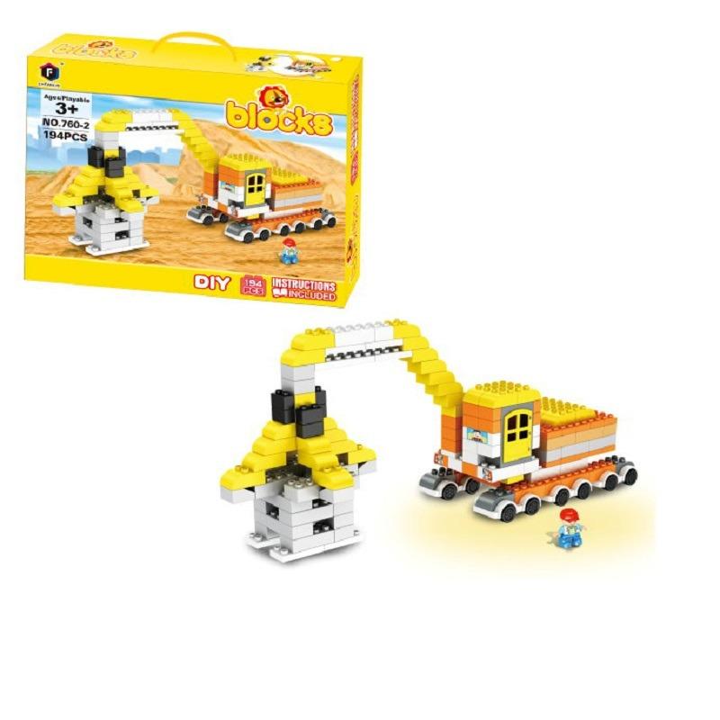 مجموعة مكعبات بناء الشاحنة