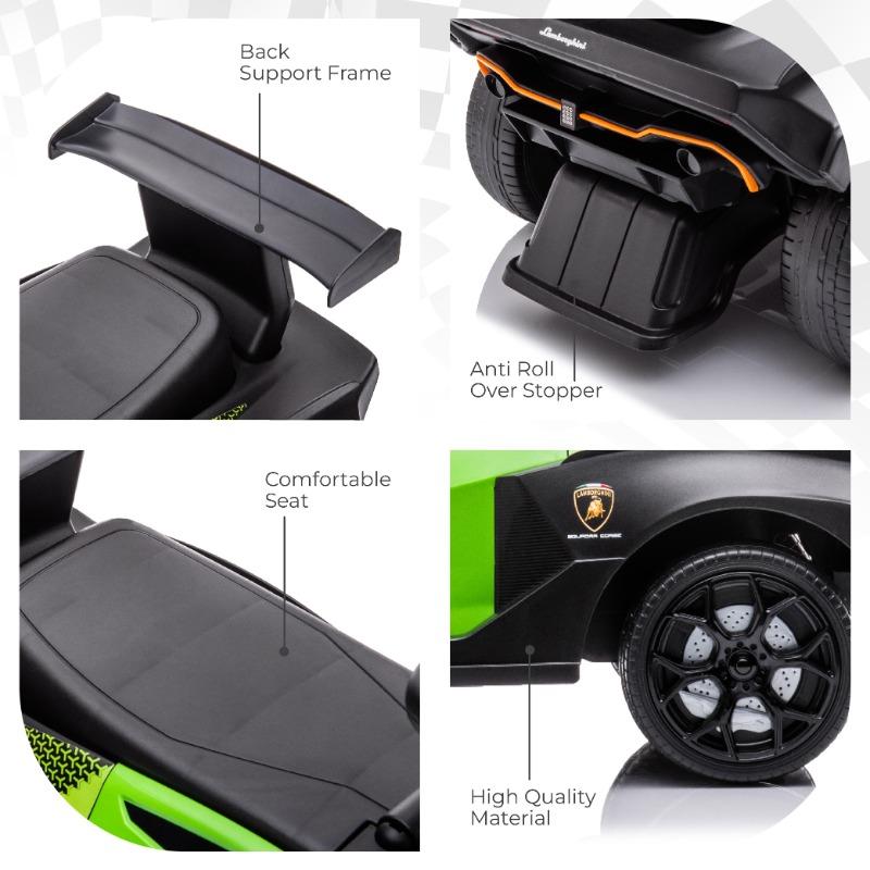 مون - سيارة الركوب لامبورجيني إسينزا لون أخضر