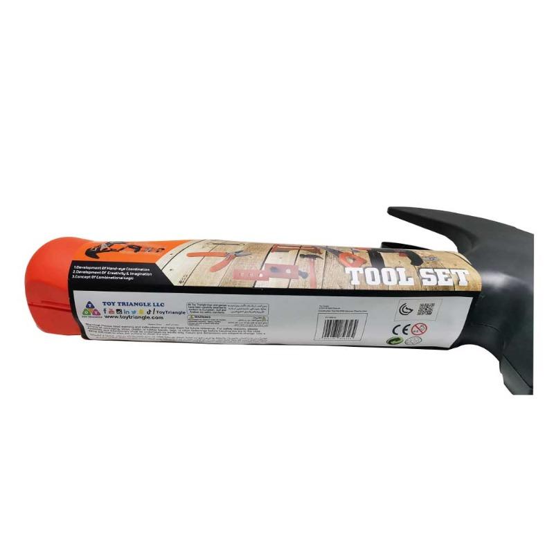 مجموعة أدوات البناء مع حقيبة حمل شكل المطرقة