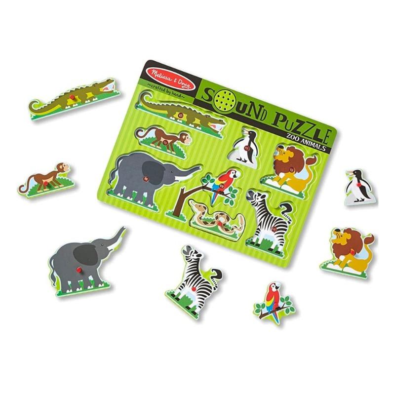 Melissa And Doug Zoo Animals Sound Puzzle
