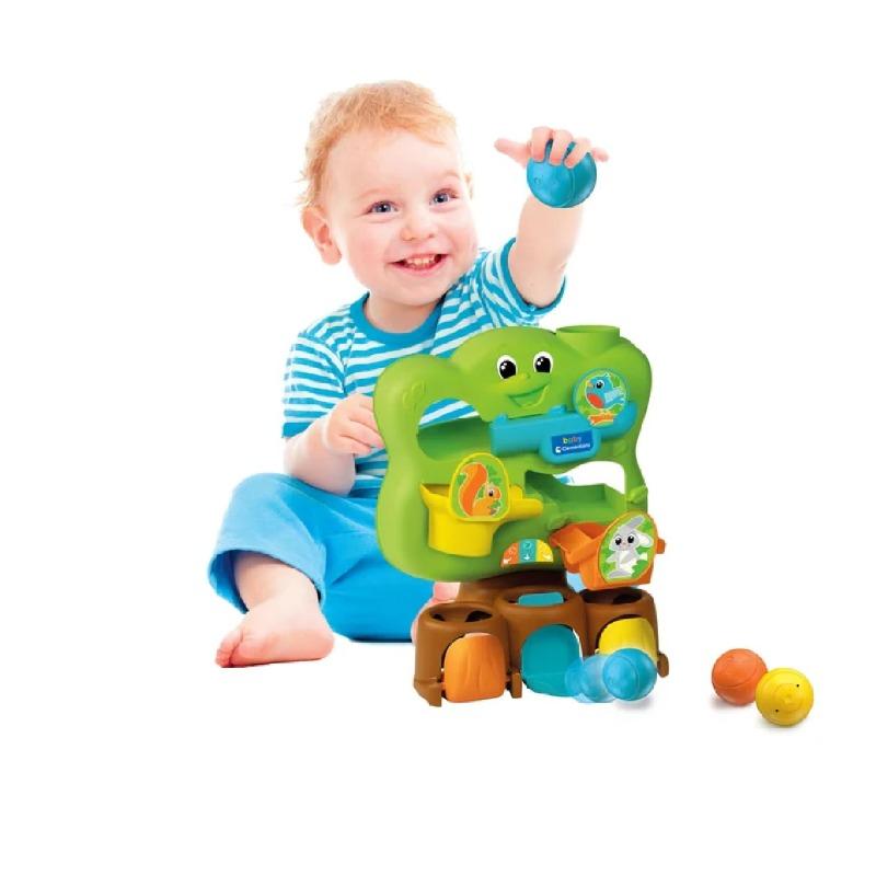 Clementoni Baby Magic Colour Tree Drop Log