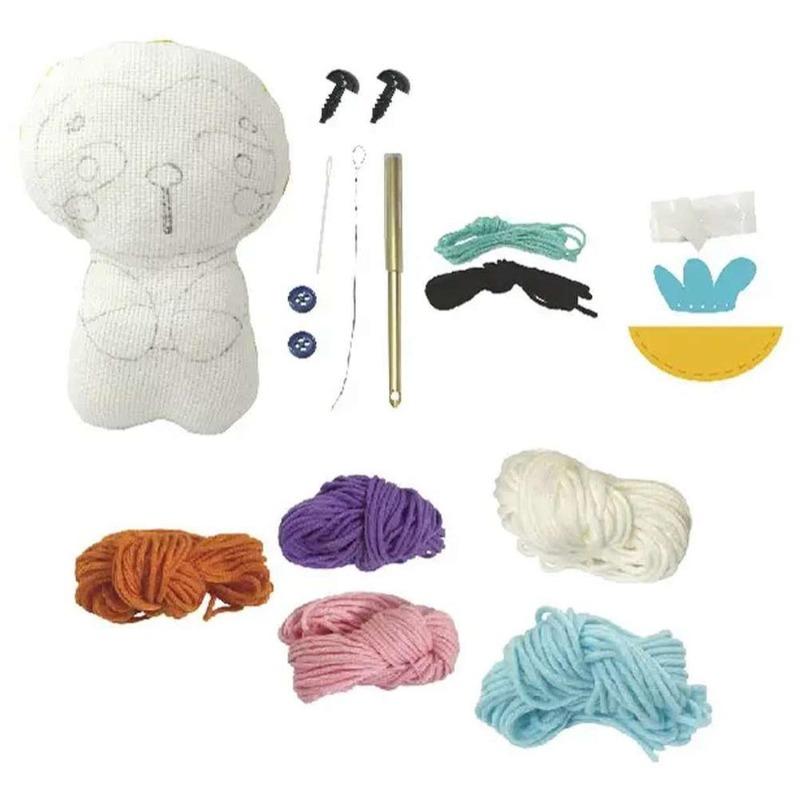 Sew Star Punch Embroidery Sloth Kit