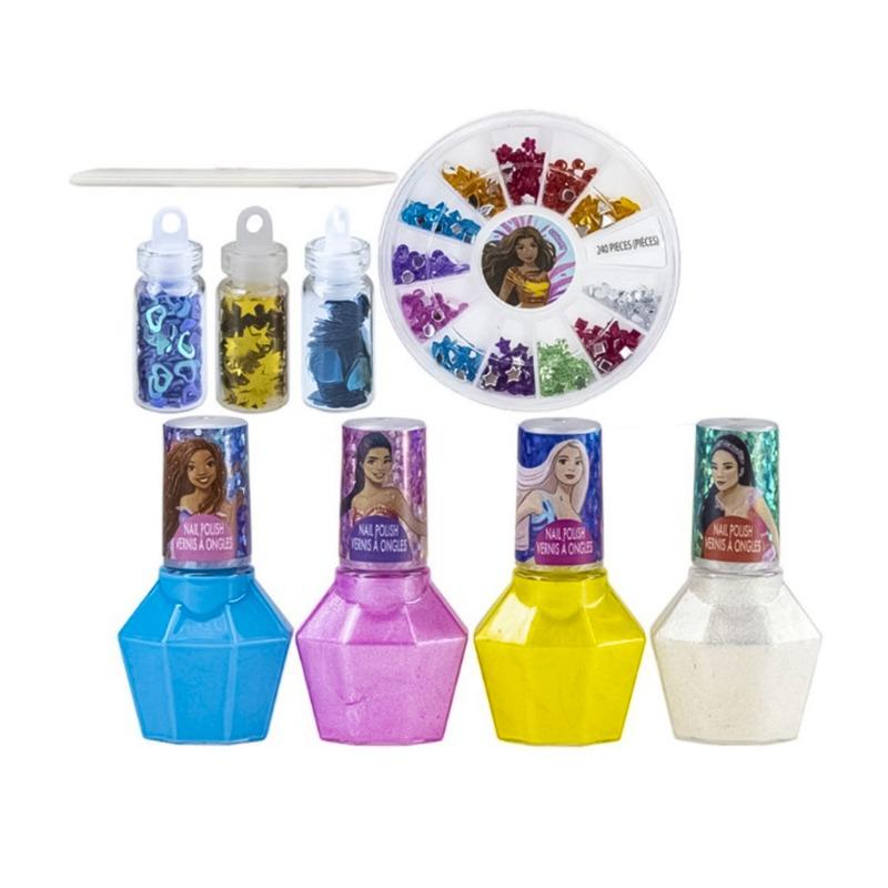 Twinly Girl Disney Princess 4bk Nail Polish With Gem