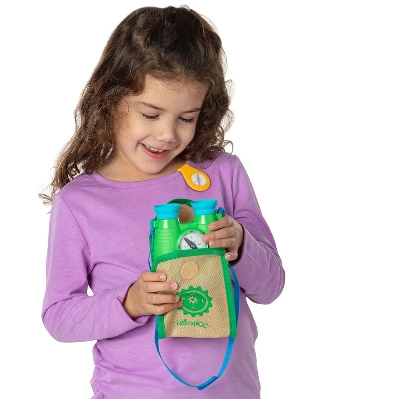 Melissa And Doug Binoculars And Compass Toy Play Set