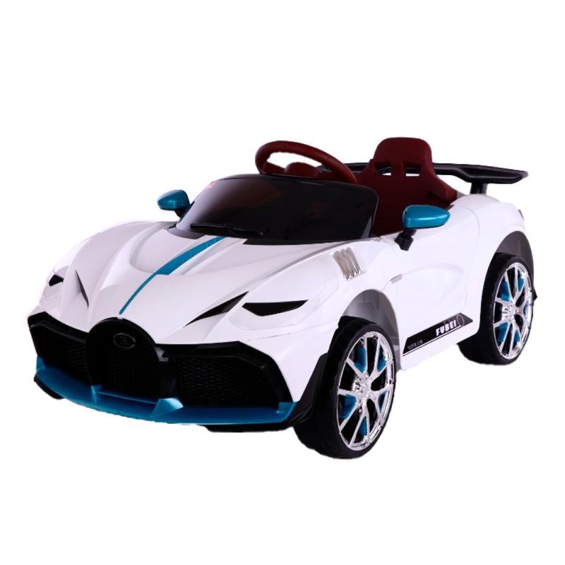 First Drive Bugatti 12V Battery Leather Seat Foam Wheel